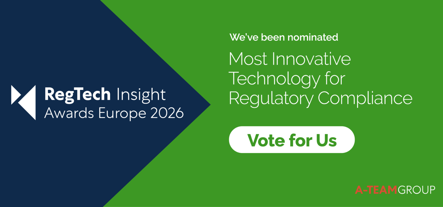 RegTech Insight Awards Europe 2026